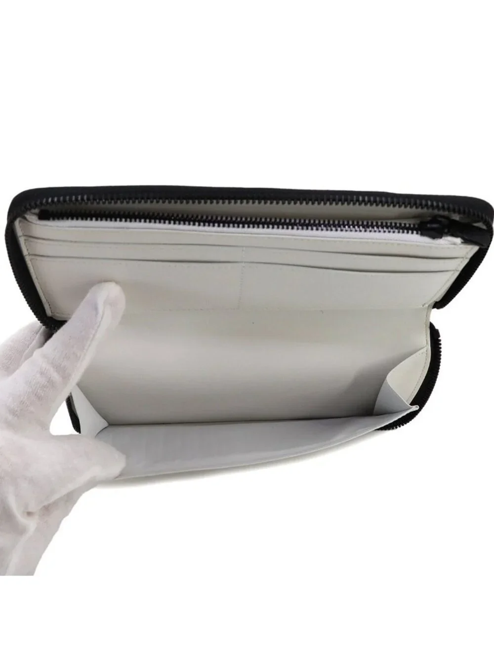 Louis Vuitton Monogram Shadow Zippy Wallet Vertical Leather White